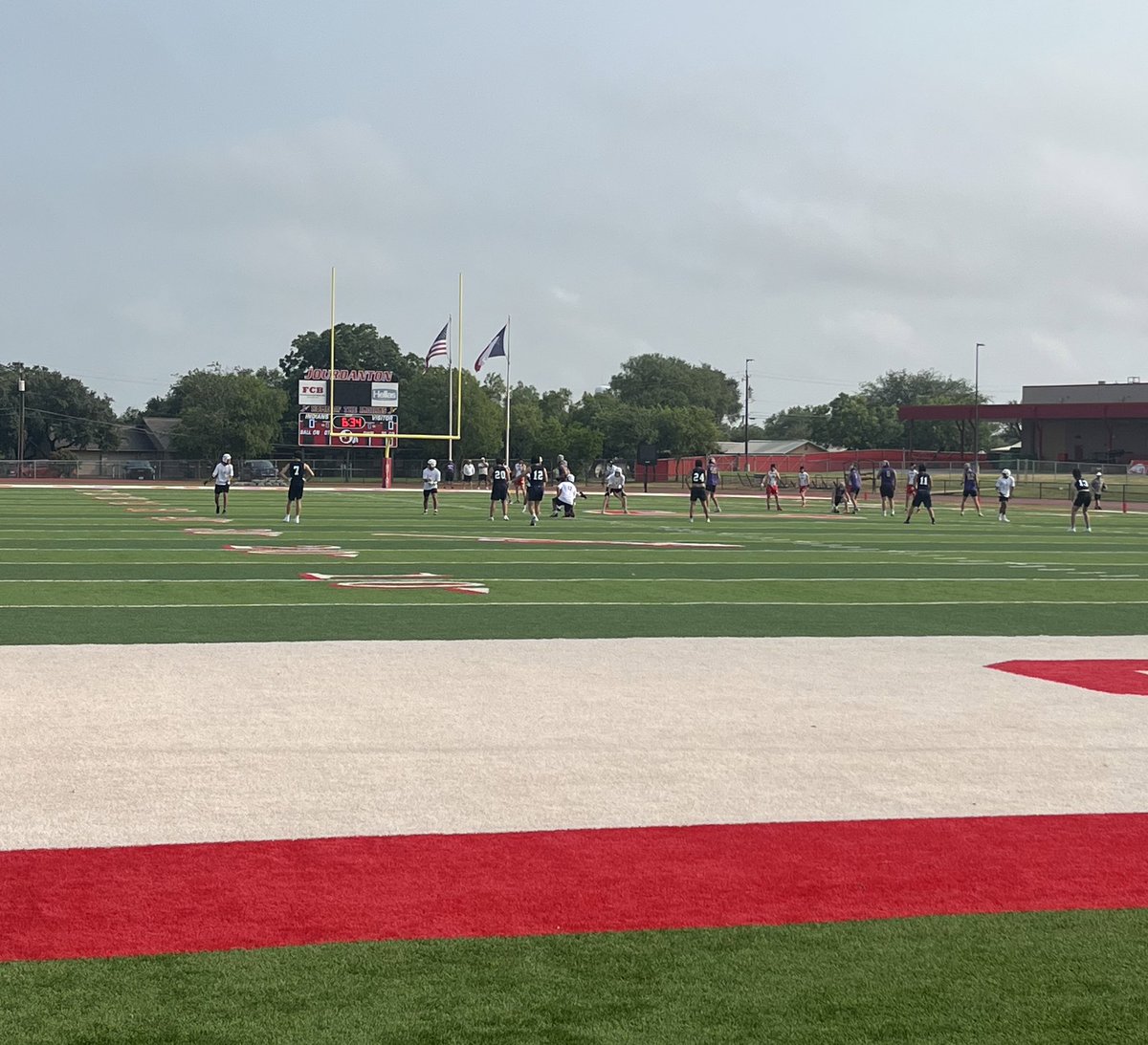 _CoachTrevino's tweet photo. Extremely proud to witness our athletes compete and bring their best in Jourdanton this morning at the 7on7 SQT!
Day Recap:
Game 1: Hondo 26 - Lytle 21
Game 2: Lytle 21 - Jourdanton 20
Game 3: Navarro 19 - Lytle 12
#DigDeep24 https://t.co/30B7sMSKOc