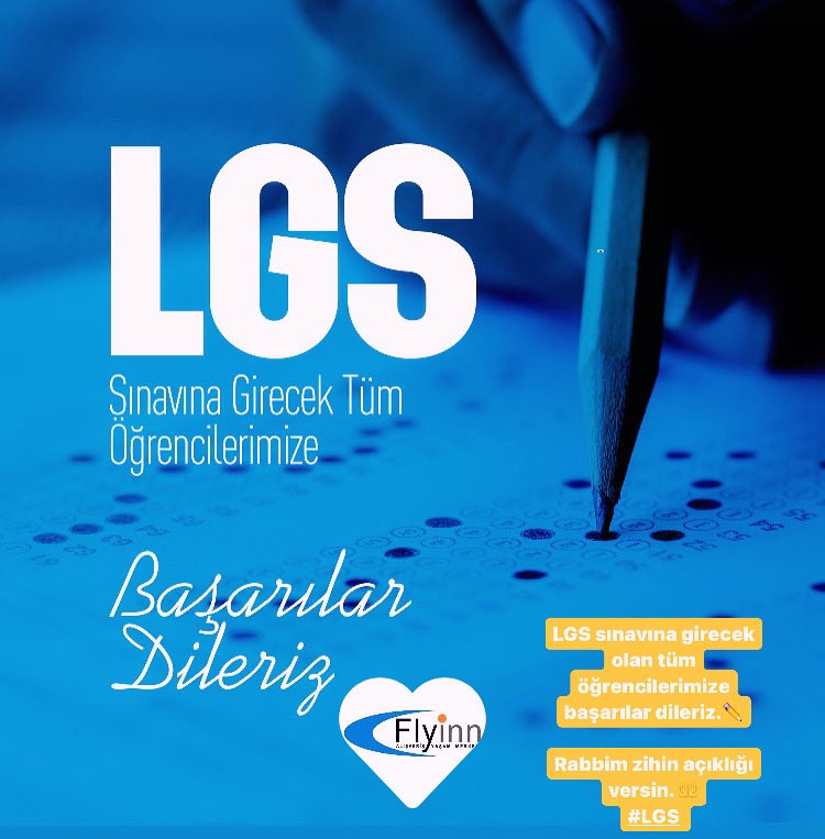 flyinnavm's tweet photo. LGS sınavına girecek olan tüm öğrencilerimize başarılar dileriz.✏️🤲
#LGS
#Flyinn
#FlyinnAvm https://t.co/t86ZLOkN4a