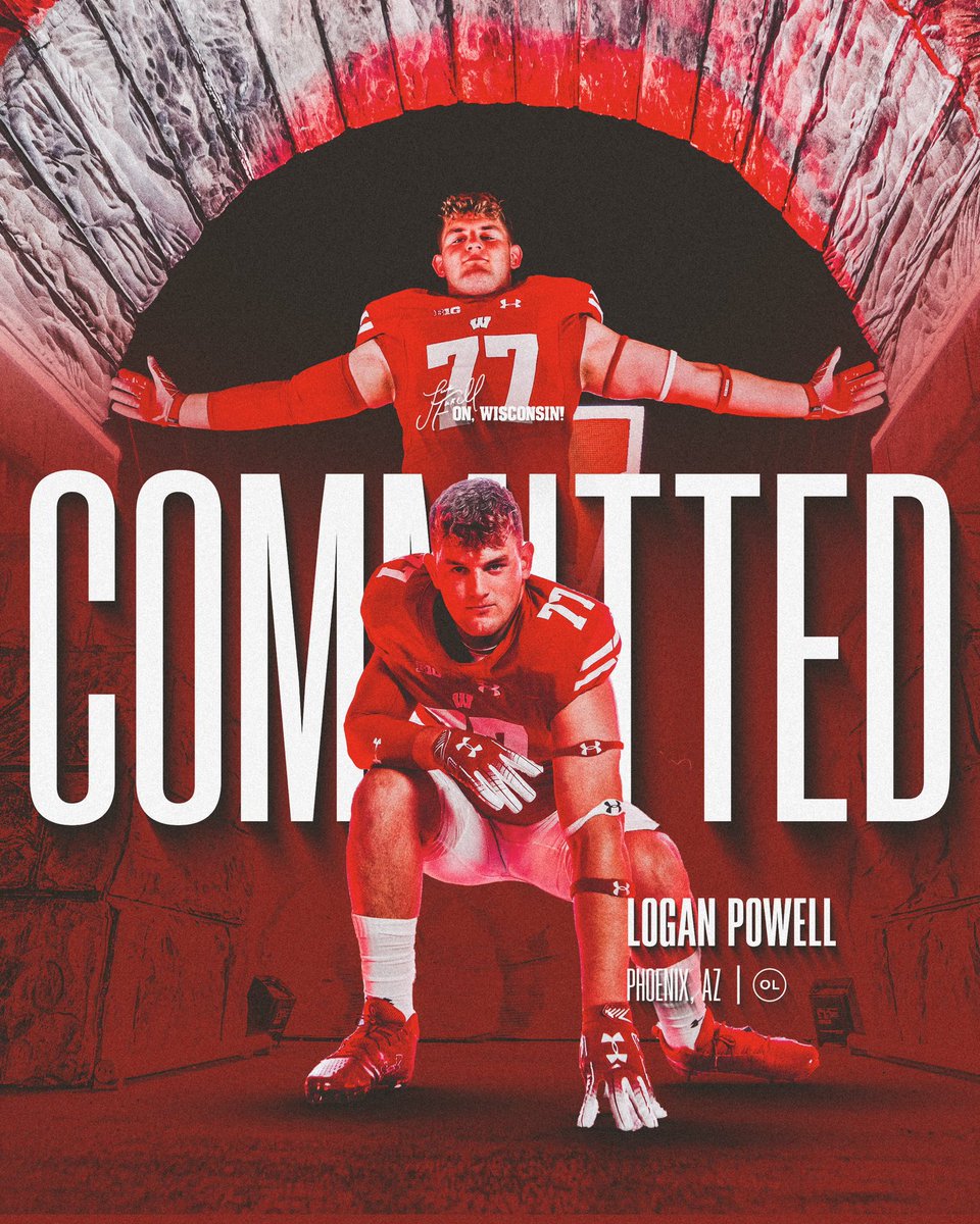 Proud to announce my commitment to Wisconsin #JumpAroundMadTown25 #OnWisconsin @BadgerFootball @jason247scout @CoachBlaz @CoachFick #BST