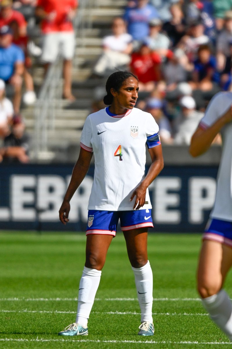 NWSL's tweet photo. That's Captain Girma to you 🫡 https://t.co/Yb3Qir5EAx