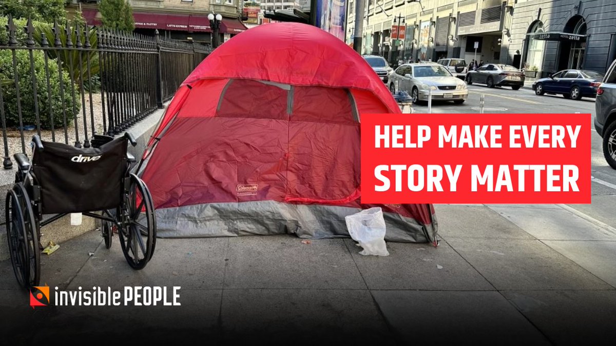 📣 Be a Changemaker! Invisible People's newsroom focuses on tackling the homelessness crisis. Your monthly donation, no matter the size, creates real impact. Support independent reporting today! 🌍💬 secure.qgiv.com/for/makeeverys…