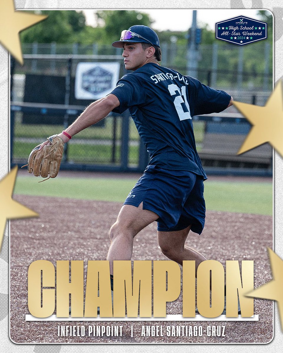 Xposure Sports (@xposure_sports) on Twitter photo 🎯2024 Infield Pinpoint Champion🎯
⭐️2024 <a href="/SpiderBaseball/">Richmond Baseball</a> commit Angel Santiago-Cruz (<a href="/SPFalconsBSBL/">Severna Park Baseball</a>)⭐️ with a score of 14🔥
#ASW24 🎯2024 Infield Pinpoint Champion🎯
⭐️2024 <a href="/SpiderBaseball/">Richmond Baseball</a> commit Angel Santiago-Cruz (<a href="/SPFalconsBSBL/">Severna Park Baseball</a>)⭐️ with a score of 14🔥
#ASW24