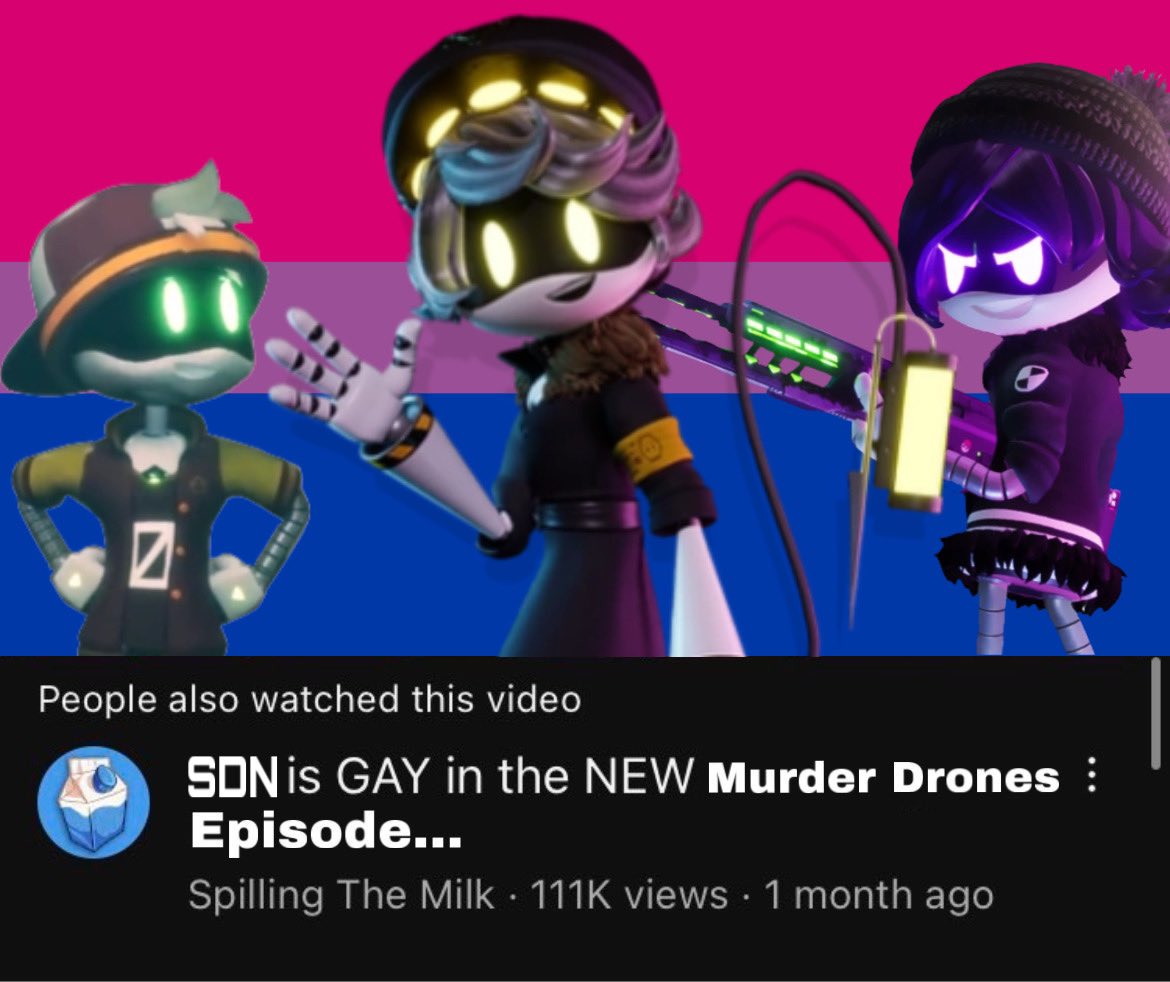 EclipseVenexus's tweet photo. Iβm surprised I didnβt do it this way sooner buuuut~ happy pride month to this goober! #MurderDrones #Nhad #Nuzi #Enzi #Triscuit #Biscuitbites https://t.co/eUgBm6X4KI
