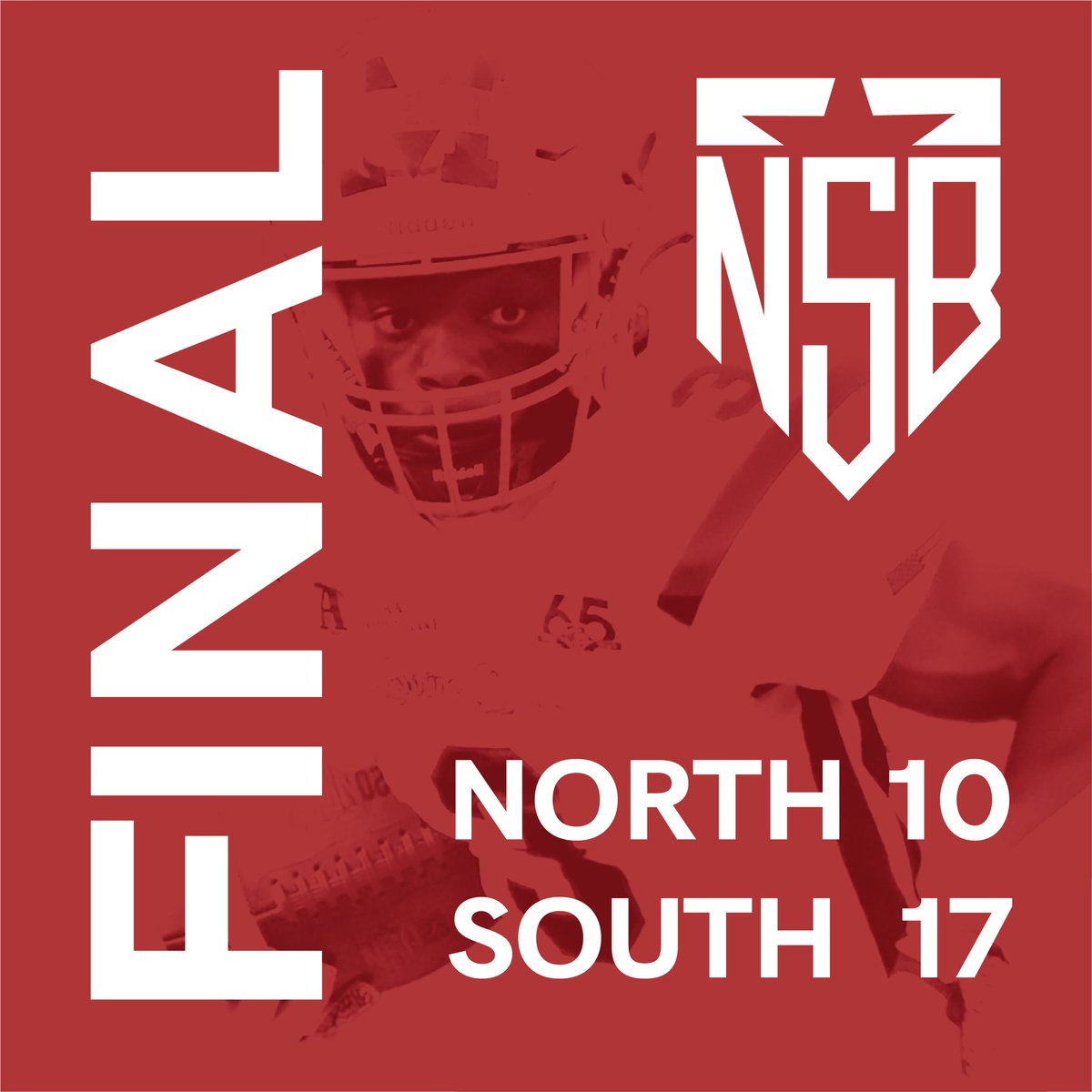 The South win the 66th Shrine Bowl of Nebraska. Final: South 17, North 10. #NSB66