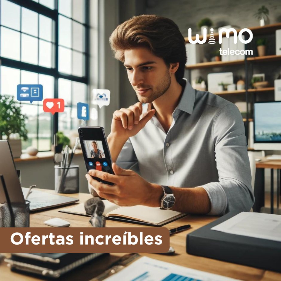 wimotelecom's tweet photo. Wimotelecom ofrece redes sociales ilimitadas, llamadas y SMS a precios que no puedes dejar pasar. ¡Aprovecha esta oportunidad única! #Yosoywimo ¿y tú? https://t.co/fa1zzrw5ZA
