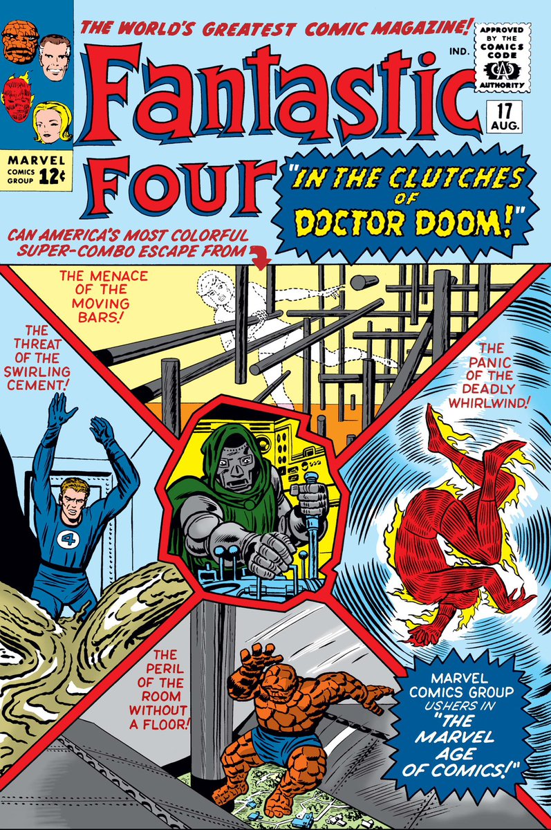 hereskirby's tweet photo. Four-For-Four Homework!  Here’s where I finally got on board!

Some heavy hitter stories!

#FantasticFour #MrFantastic #InvisibleWoman #TheThing #BenGrimm #HumanTorch #DoctorDoom #SuperSkrull #RamaTut https://t.co/2f7z68u5FJ