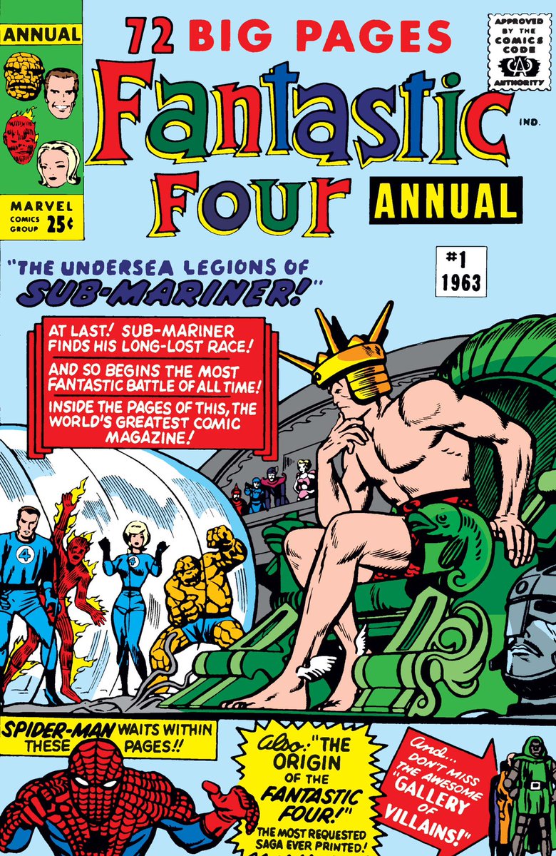 hereskirby's tweet photo. Four-For-Four Homework!  Here’s where I finally got on board!

Some heavy hitter stories!

#FantasticFour #MrFantastic #InvisibleWoman #TheThing #BenGrimm #HumanTorch #DoctorDoom #SuperSkrull #RamaTut https://t.co/2f7z68u5FJ