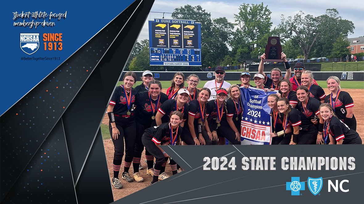 ⚾️Congrats to the 2024 1A Softball State Champions⚾️ East Wilkes Cardinals
🏆🏆🏆<a href="/eastwilkeshigh/">East Wilkes High</a>

✨ 1A Softball MVP: Jayden Hutchison

#NCHSAASB #BetterTogetherSince1913 <a href="/BlueCrossNC/">Blue Cross NC</a>