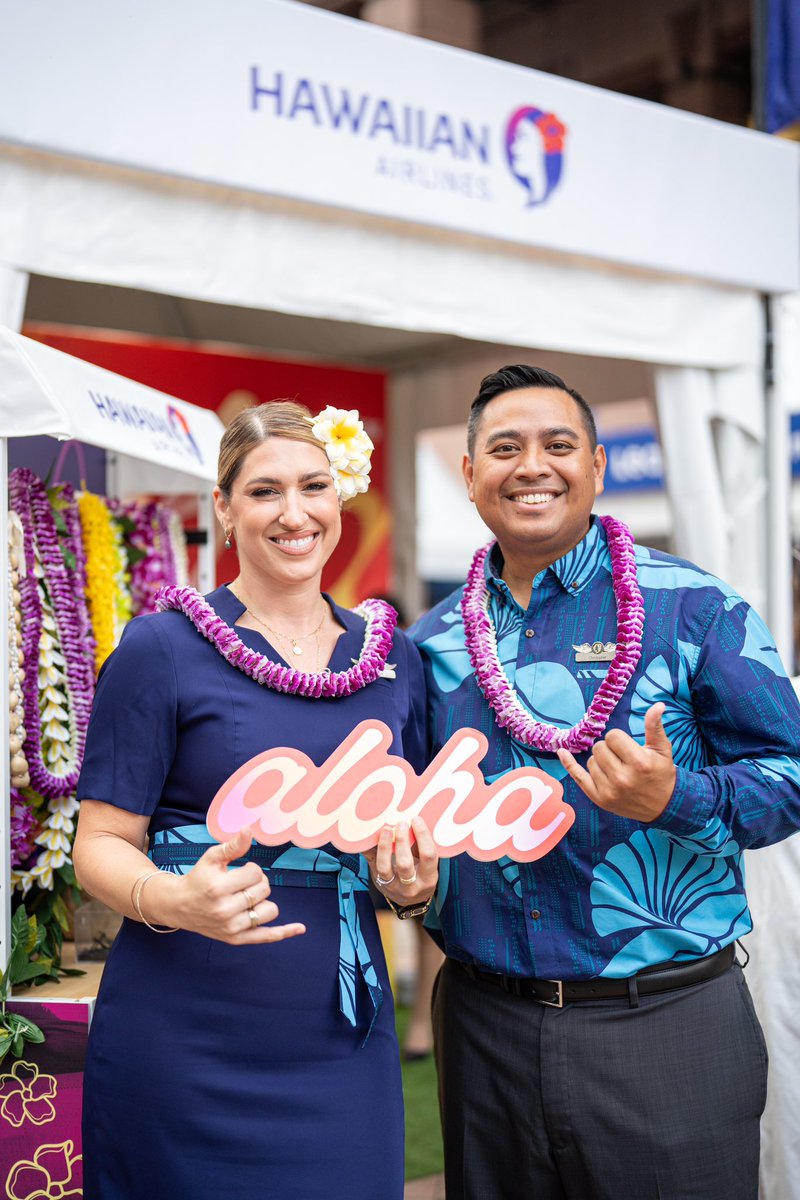 HawaiianAir's tweet photo. Our #31DaysOfLei celebration is finishing its world tour at Aloha Tokyo — one of our favorite events of the year.
If in Tokyo this weekend, come by for all the festivities at Ebisu Garden Place from 10am - 6 pm JST. https://t.co/5YbLYta77J