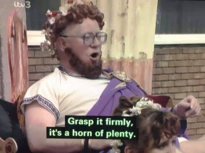 ATVToday's tweet photo. When Vera wasn't convinced Reg had a horn of plenty... https://t.co/WGDpxHZek6