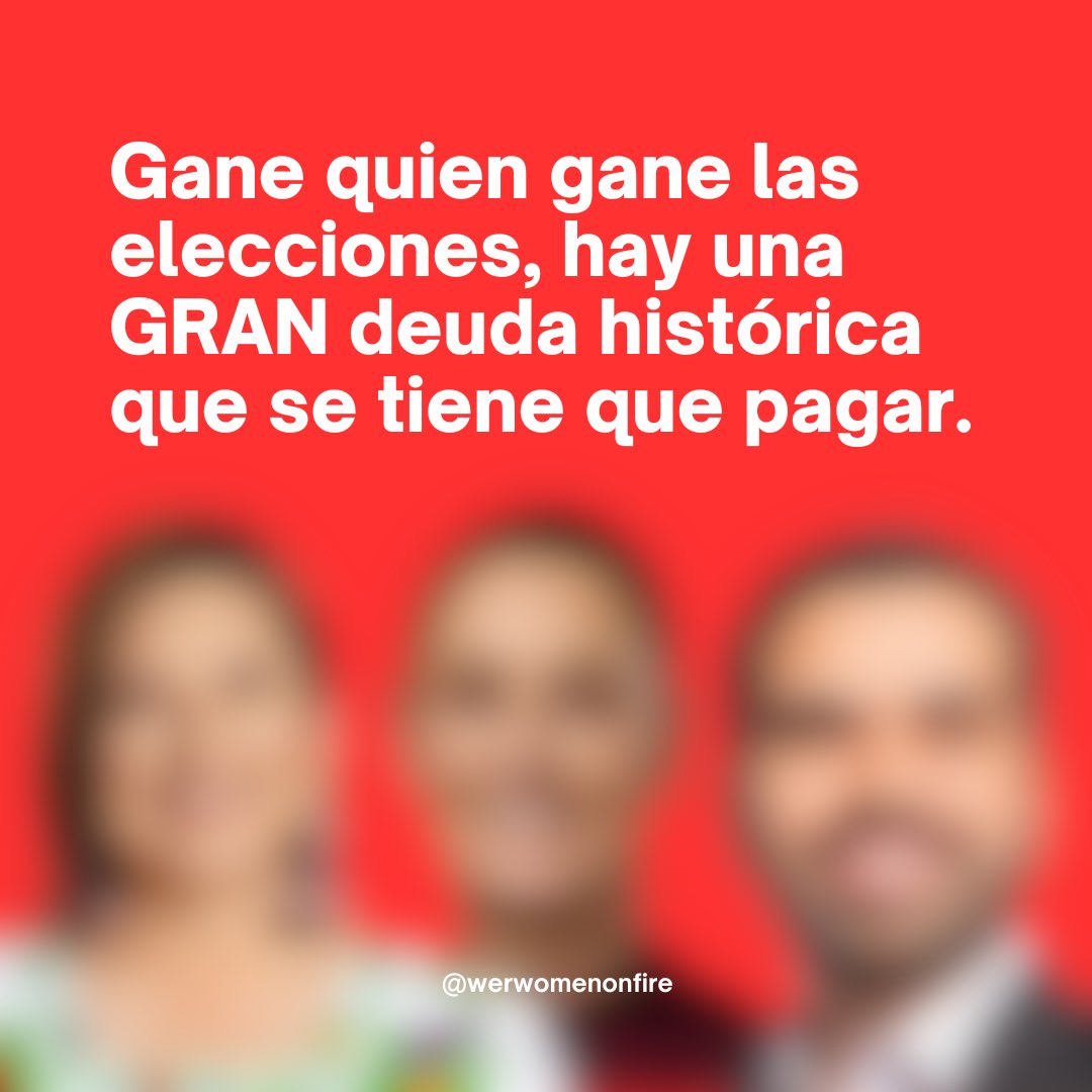 werwomenonfire's tweet photo. Gane quien gane, México merece justicia.

#EleccionesMéxico2024 #Mexico #EleccionesMéxico https://t.co/LppUJUuw88