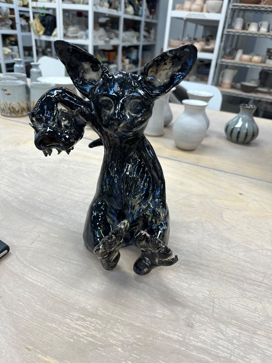ChanLipz's tweet photo. At a turning point where I want to combine animal sculpture with functional ceramics. Tbc… https://t.co/7TLIM6NPYr