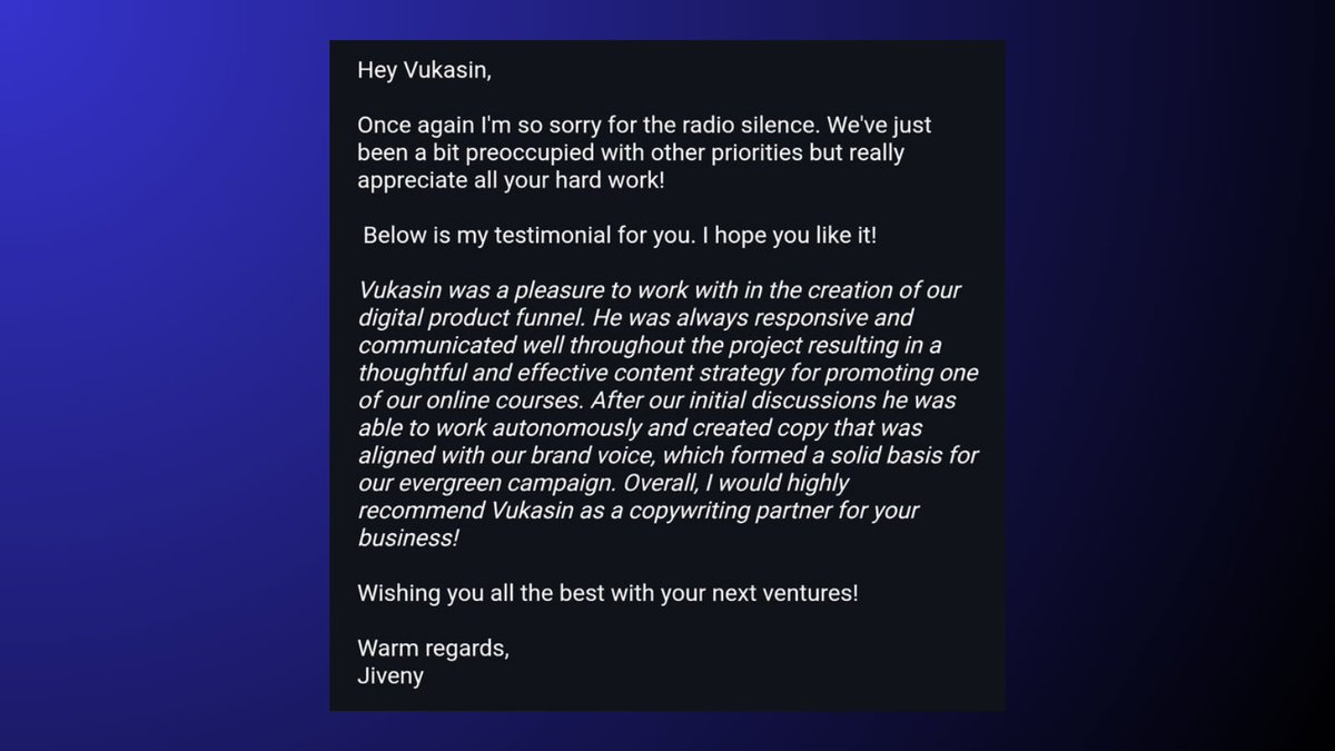 copycashing's tweet image. I helped one of the world's top dating coaches.

How?

By making her an email funnel that:

- Establishes her as an authority
- Creates a super-engaged list
- Maximizes sales
- Generates them even while she's sleeping

Here's how I did it in 4 simple steps:…