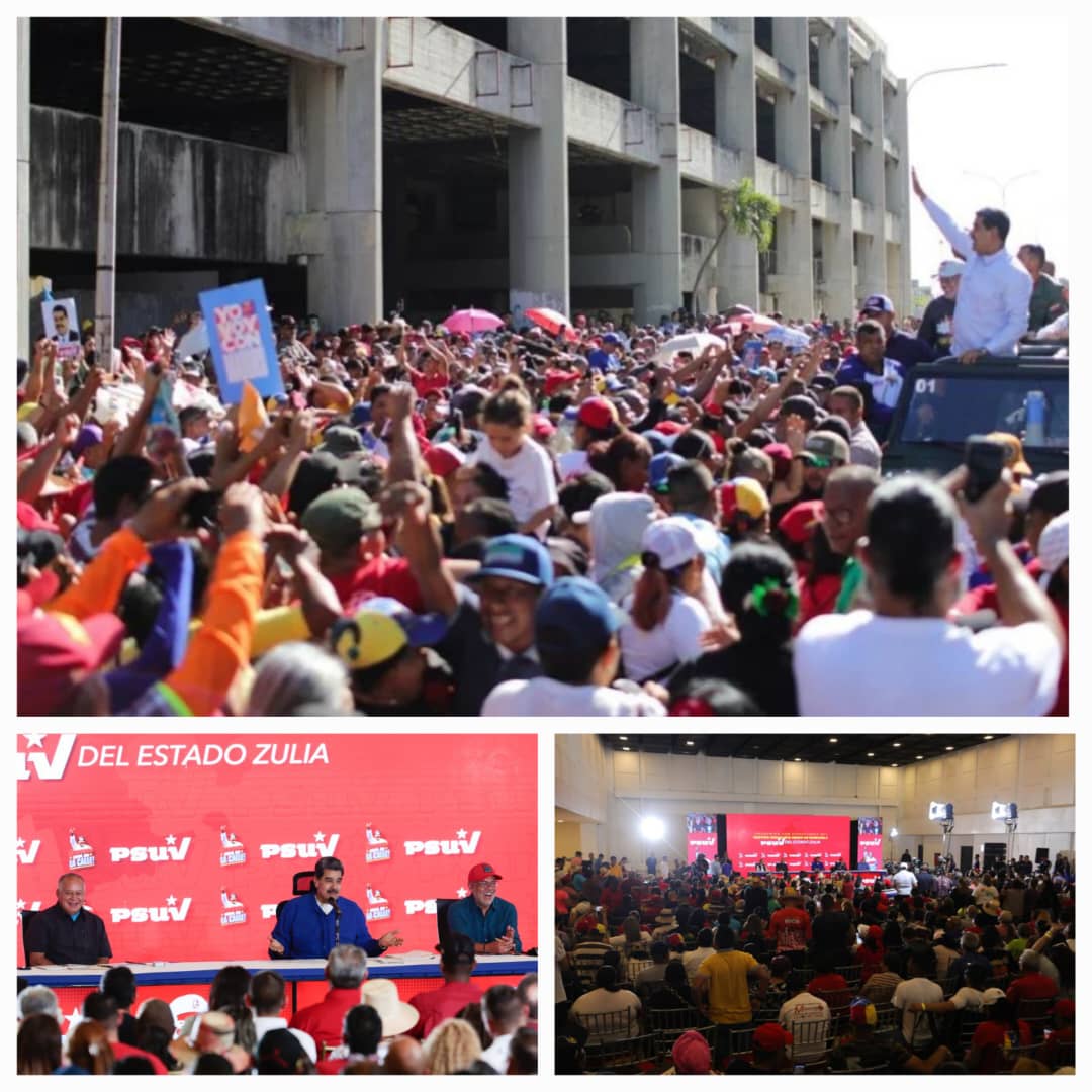 Hermoso Pueblo Zuliano, unidos por amor a la Patria y al Presidente Nicolás Maduro.
LA ESPERANZA ESTA EN LA CALLE, EL PUEBLO Y NICOLÁS MADURO ESTAN EN LA CALLE!!!
Venezuela Seguirá Venciendo!!!
QUE VIVA LA PATRIA Y EL FUTURO BONITO DE VENEZUELA CON EL PRESIDENTE <a href="/NicolasMaduro/">Nicolás Maduro</a>