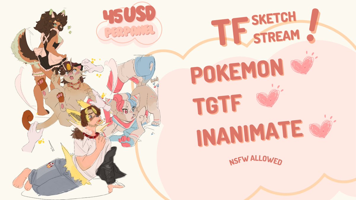 NolidaeTF's tweet photo. New pinned tweet! Streams will be held on https://t.co/c8TH7pR0no every Sunday and Monday from 1 pm CST to 7 pm CST!  💛🩷 https://t.co/rABXWa8gJY
