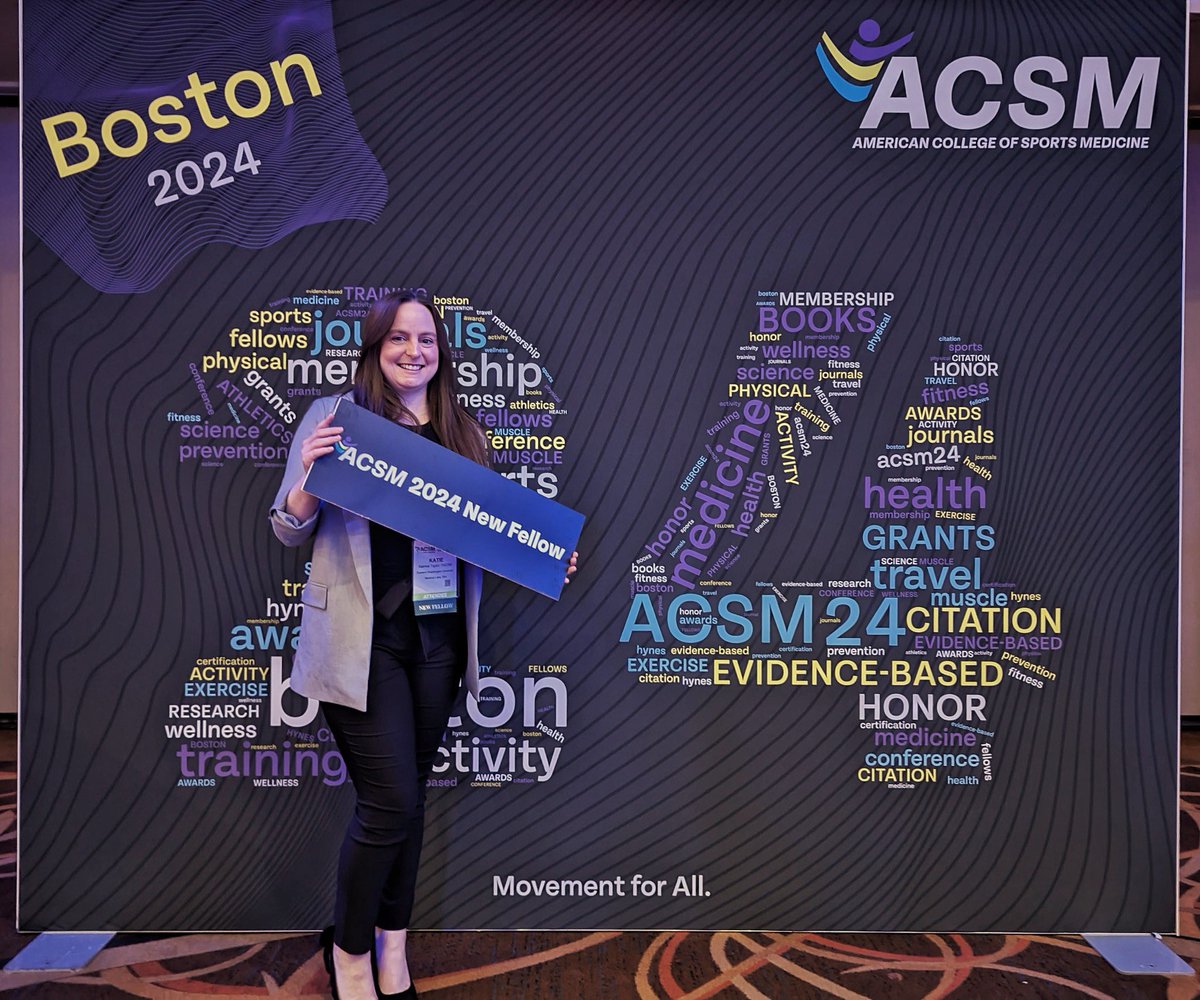 Another #ACSM in the books. This time I get to leave as a Fellow of the college! Very honoured and excited to continue to serve this wonderful organisation