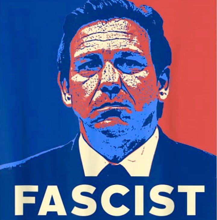 stantherunner's tweet photo. @GovRonDeSantis #RonDeFascist
#FloridaIsNotFree
#WelcomeToDeSantistan https://t.co/OxYae0DBpD