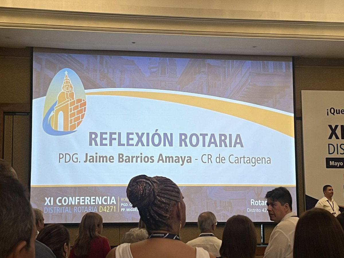 RotaryClubCTG's tweet photo. Aspectos de la jornada inaugural de la Conferencia del @rotarydis4271 en #Cartagena @dumek_turbay @AlcaldiaCTG https://t.co/KElN35kL3s