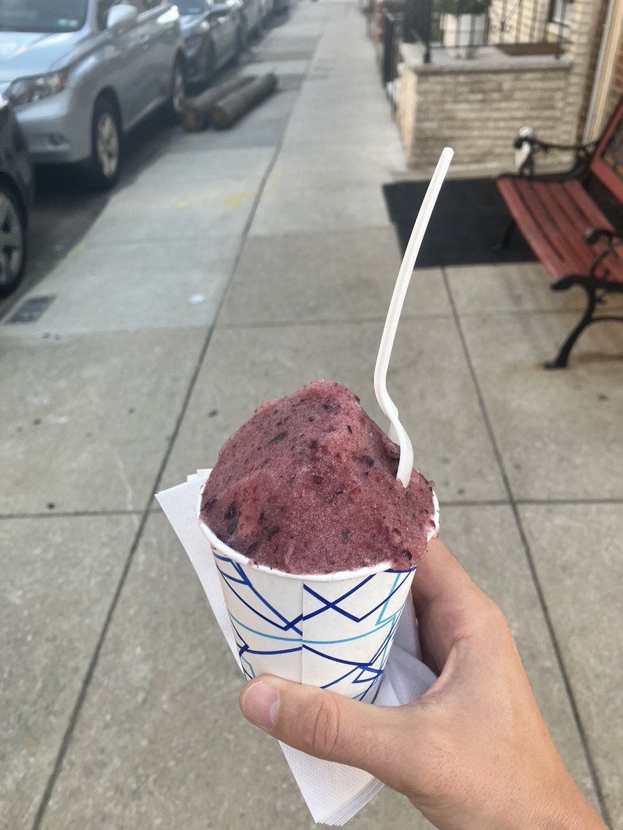 John’s blueberry water ice season is the best 10 days of the year
