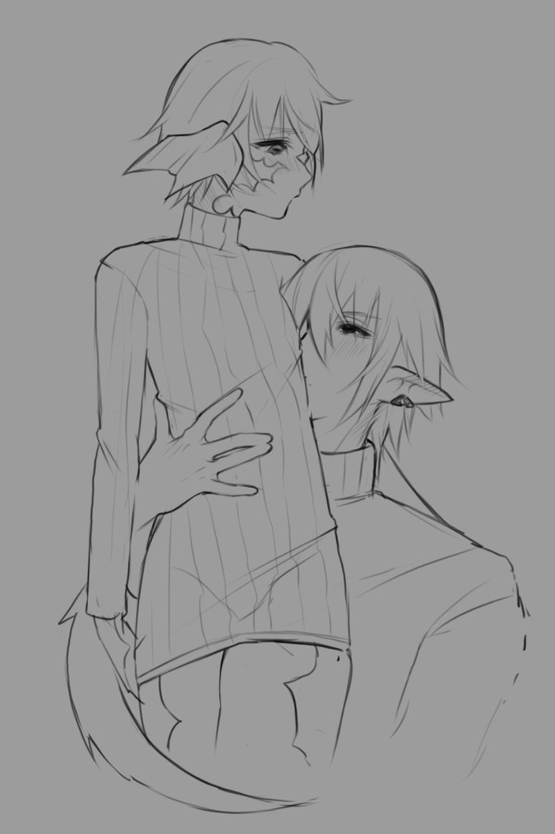 A quick sketch because I need to get back to work!! 