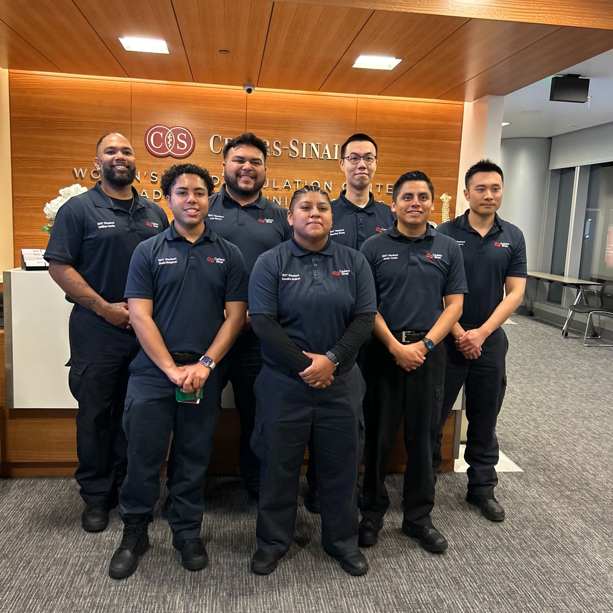Congratulations to our EMT Spring 2024 Students!  Applications for Spring 2025 is now open.  Please click on link to apply. 
iredcap.csmc.edu/surveys/?s=AAC…
#csmc #EMT 
Students:   William K. Smith, Devin Bergeron, Luis Rivera Jr., Alondra Andres, Renning Zheng, Javier Cerda &amp; Rongsen Li