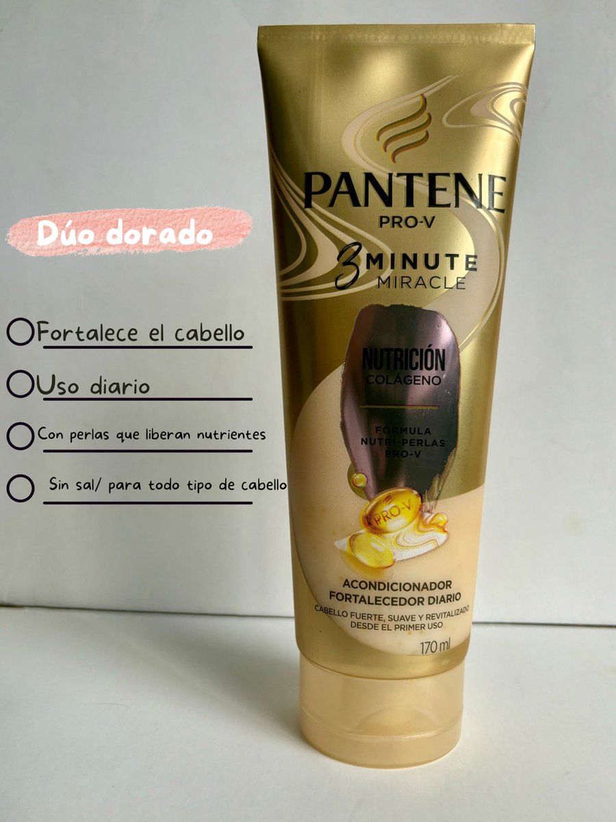 JessicaPigo's tweet photo. Ya conocés el dou dorado de @PanteneLA? Son super hidratantes y ayudan a tener un cabello con más brillo y fortalecido. Los puedes encontrar en Walmart. https://t.co/szKqM49p3X

#doudoradopantene #duopantene #pelopantene #pantenelovers #publicidad #opinionpersonal @FormetipsMex https://t.co/ylWmNmIVKr