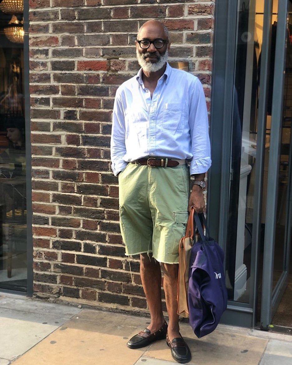 Jason Jules Appreciation

— Neckerchief with military field jacket
— Big topcoat
— Tweed with pleated pants 😱
— Cargo shorts 😱😱