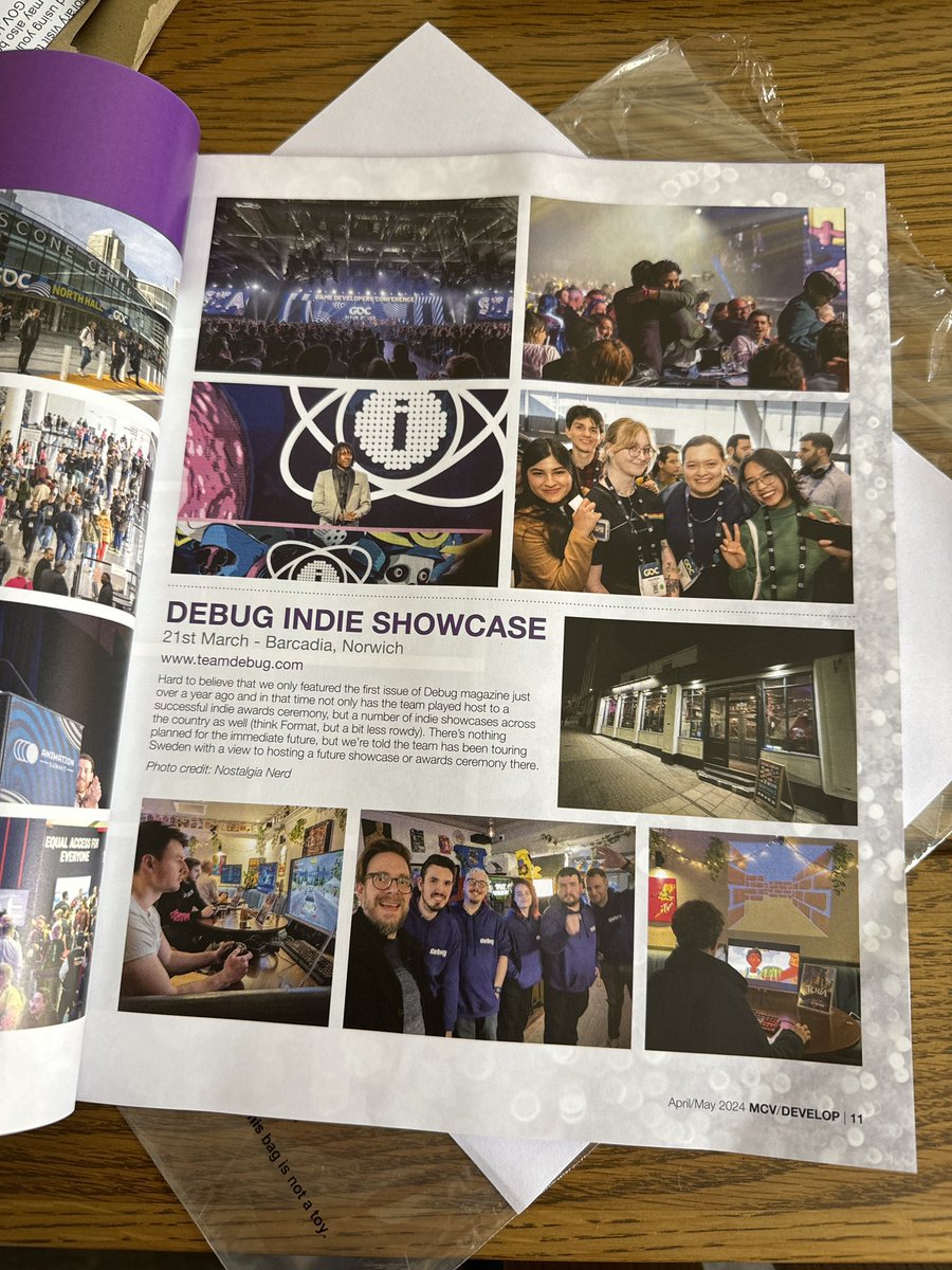 debugmagazine's tweet photo. Debug Indie Showcase alongside GDC in this month’s @MCV_DEVELOP is not something we had on our bingo card!

Big thanks to @BarcadiaBar for hosting. We’ll be back soon! https://t.co/lXwHOQlN2E