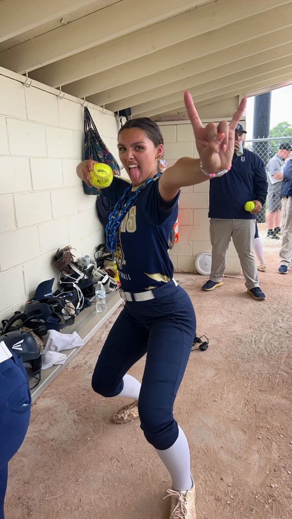 After a long rainy day our final semi-state game was postponed to Monday, but we finished the first game with a 16-1 win, and I went 3/4 with 3 homeruns! So incredibly proud of my team! Monday’s go time! <a href="/nphs_athletics/">NPHS Athletics</a> <a href="/IMGGerth06/">Indiana Magic Gold 24/25 - Gerth</a> <a href="/IndStSoftball/">Indiana State Softball</a>
