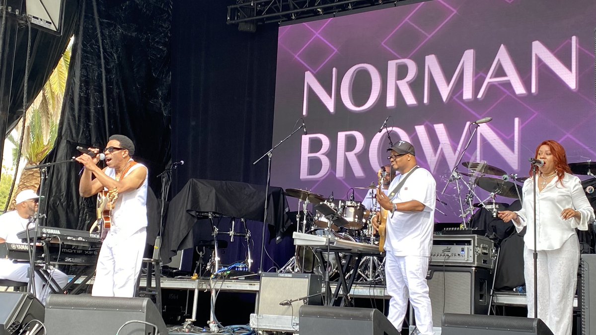 Norman Brown at the 2024 Newport Beach Jazz Festival.