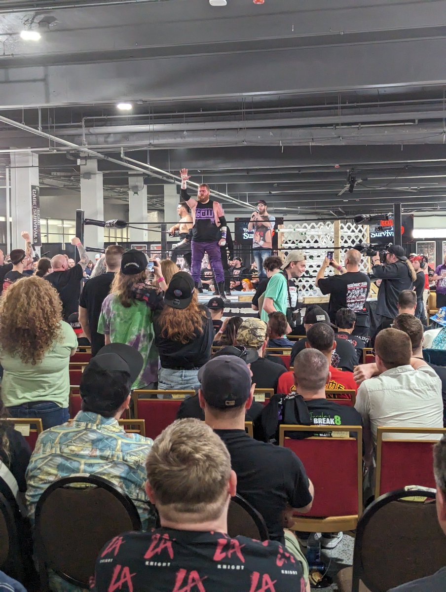 reviewsofhonor's tweet photo. #gcw #tos9 #gcwtos9 cant load the vids from here, but trust me when i say - its insanity as always https://t.co/u1RTINyPVt