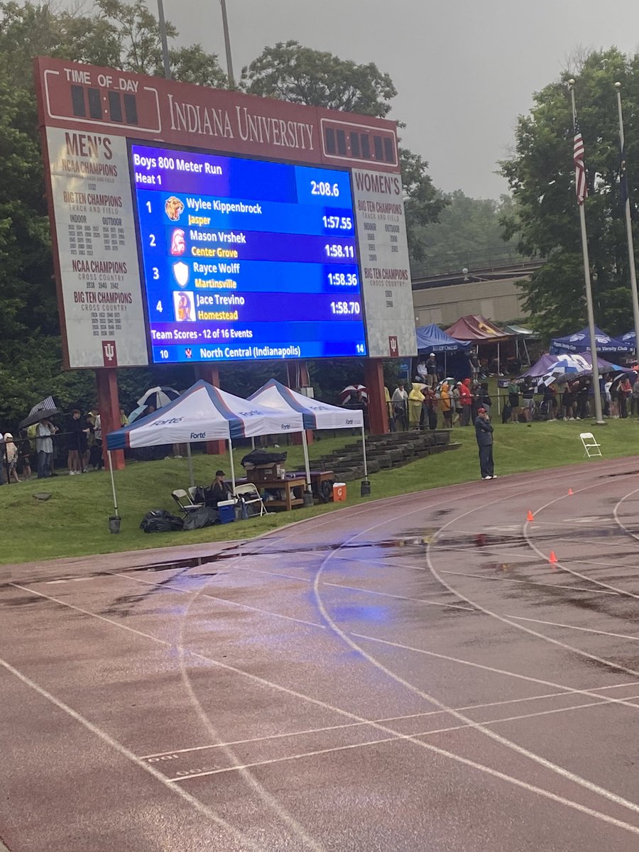 ArtesianNation's tweet photo. Rayce Wolff with a solid 800 at the IHSAA State Finals!! @MSDMartinsville @ericbowlen @BellCatMHS @ArtesiansUnited https://t.co/23t2Spp9Hx