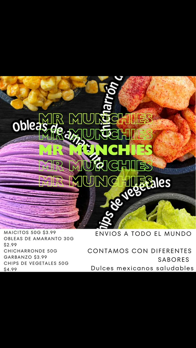 Mrmunchies01's tweet image. Ordena lla #HealthyHabits #healthsnacks #Altcoins