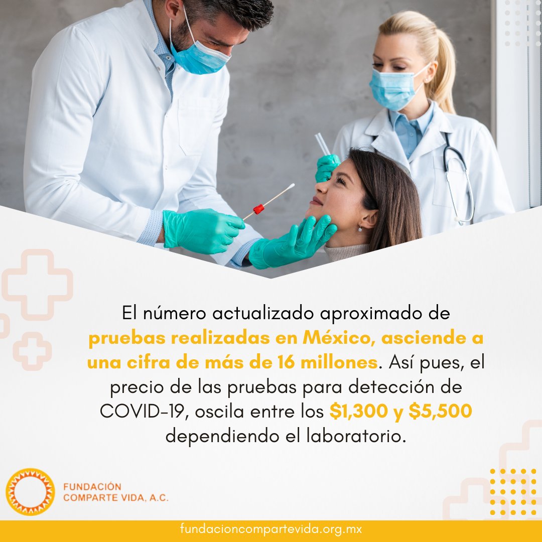 F_ComparteVida's tweet image. En Fundación Comparte Vida, cuidamos de tu salud y la de tus seres queridos. 💚 Ofrecemos Test PCR a precio accesible. 🧪 Consulta el precio y agenda tu prueba hoy. 📞 55-5280-9992 📲 WhatsApp 55-6100-4949. ¡Juntos vencemos al COVID-19! 💪 #Cuídate #ComparteVida #TestPCR