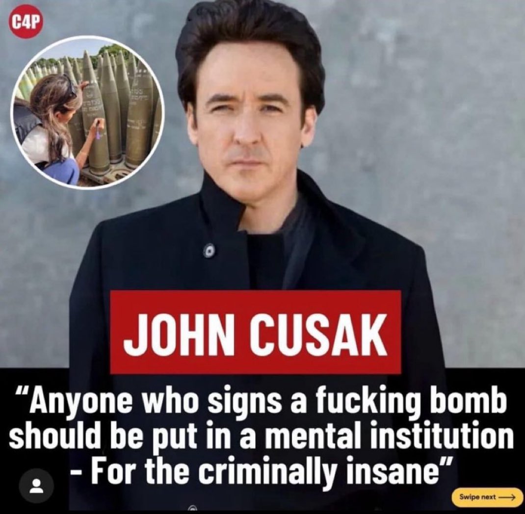 By far, favourite quote of the week… h/t @johncusack