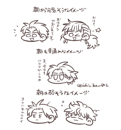 らくがき…あくまで私個人のイメージです。 