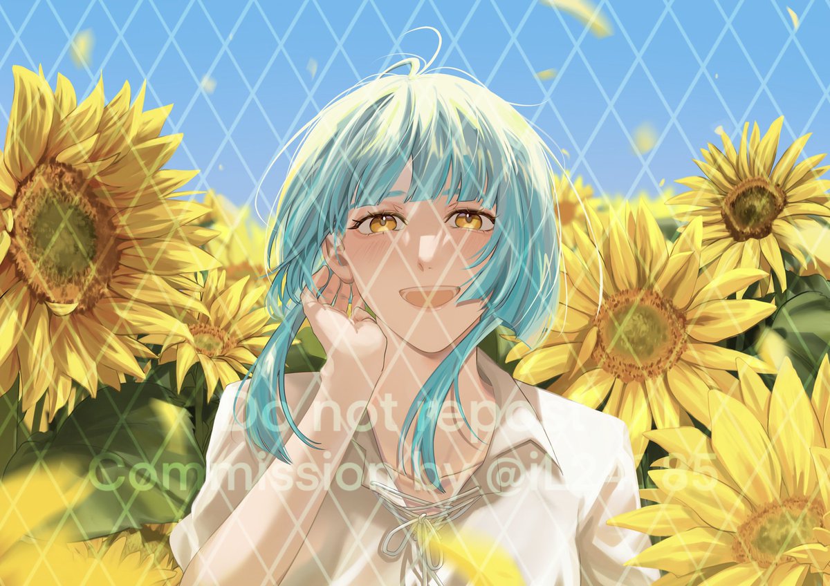 iL24185's tweet photo. Commission ลูกค้าคับบ ดอกทานตะวันแบบเบิ้มๆ🌻🌻🌻✨ https://t.co/DtvKEG0JT4