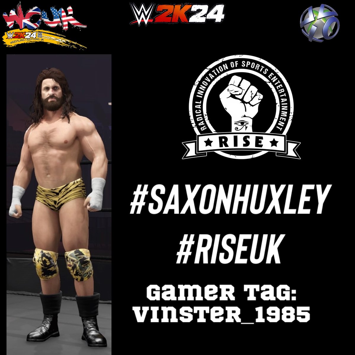 WCUK2018's tweet photo. Todays Rise Uk Creation “Wildcat” Saxon Huxley is ready for download on 2k24
#SAXONHUXLEY
#RISEUK
#wrestlingcreationsuk
#saxonhuxley #riseuk #prowrestling #hardcorewrestling #deathmatchwrestlinguk #playstation #xbox #wwe2k24 https://t.co/3czUal6Uzl