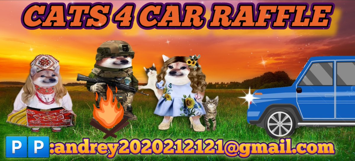 lorchan50's tweet photo. 🔥🔥TWO HOURS LEFT🔥🔥
😺TWO CAT PRIZE PACKS😺
  ✨️✨️TWO WINNERS✨️✨️
🎫5$ each OR 🎫3 for $10🎫
😺🚗🅿️🅿️:
andrey2020212121@gmail.com
FOR DETAILS 👀 QUOTED POST https://t.co/vBtz5St7gv