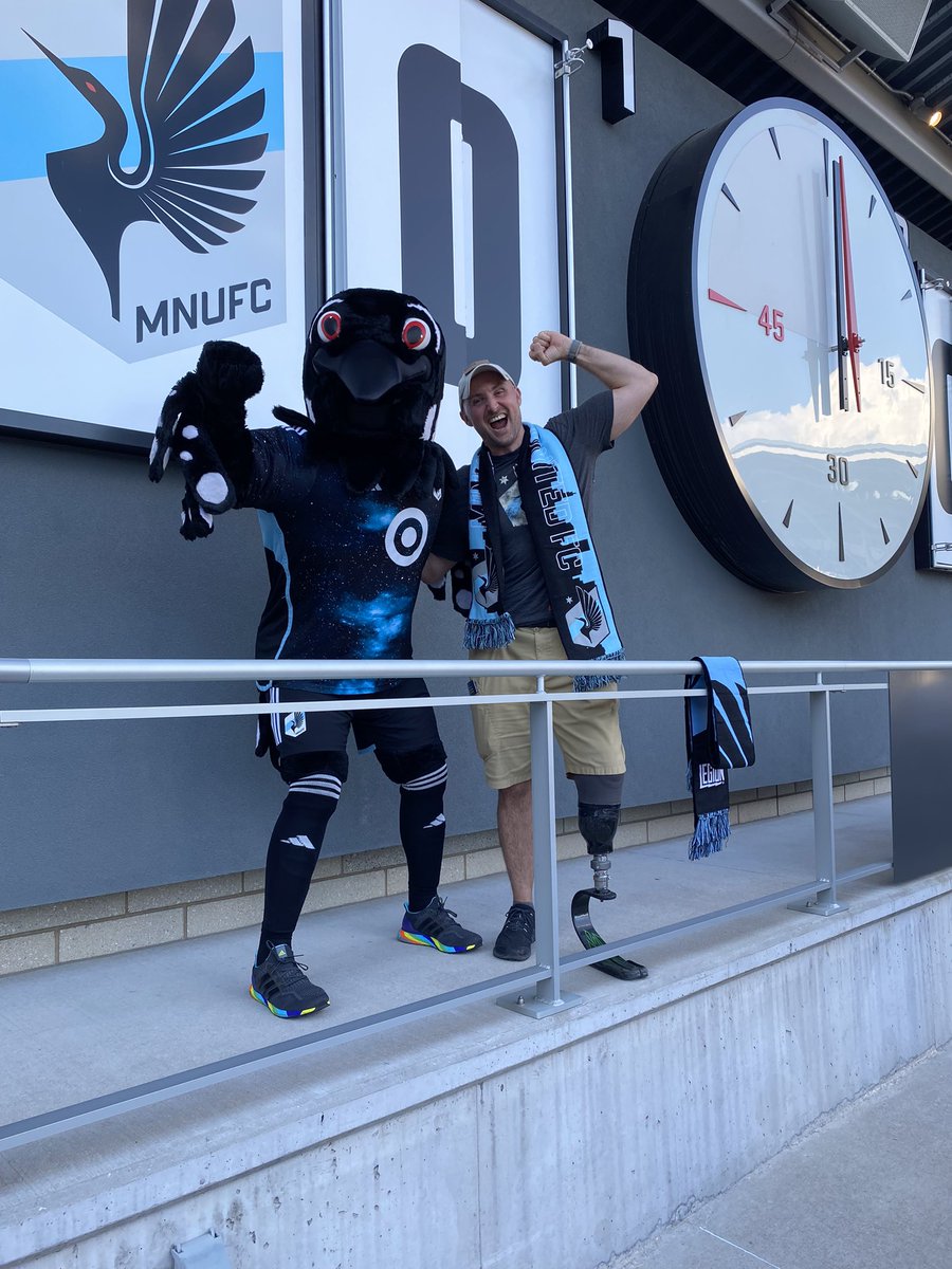 Allina Health (@allinahealth) on Twitter photo And tonight’s <a href="/MNUFC/">Minnesota United FC</a> Honorary Scoreboard Keeper is… Adam Warden!
Volunteering with Courage Kenny Rehabilitation Institute’s Adaptive Sports and Recreation program since 2017, Adam hopes to help athletes find ways to adapt their training and maximize their potential. And tonight’s <a href="/MNUFC/">Minnesota United FC</a> Honorary Scoreboard Keeper is… Adam Warden!
Volunteering with Courage Kenny Rehabilitation Institute’s Adaptive Sports and Recreation program since 2017, Adam hopes to help athletes find ways to adapt their training and maximize their potential.