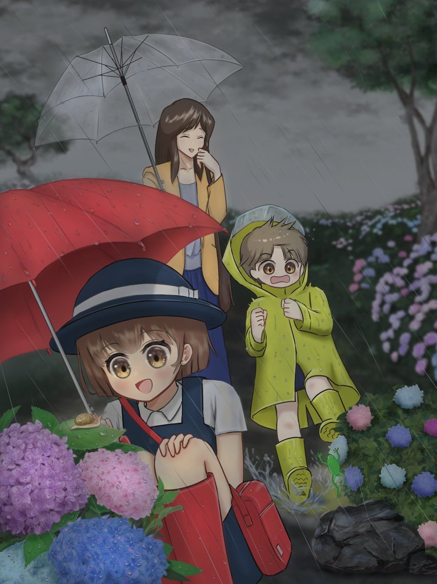 luce_ayase's tweet photo. 『雨の日のお迎え-紫陽花小道-』

#梅雨　#雨　#紫陽花　#rain　#hydrangea https://t.co/mGk4oTS6gD