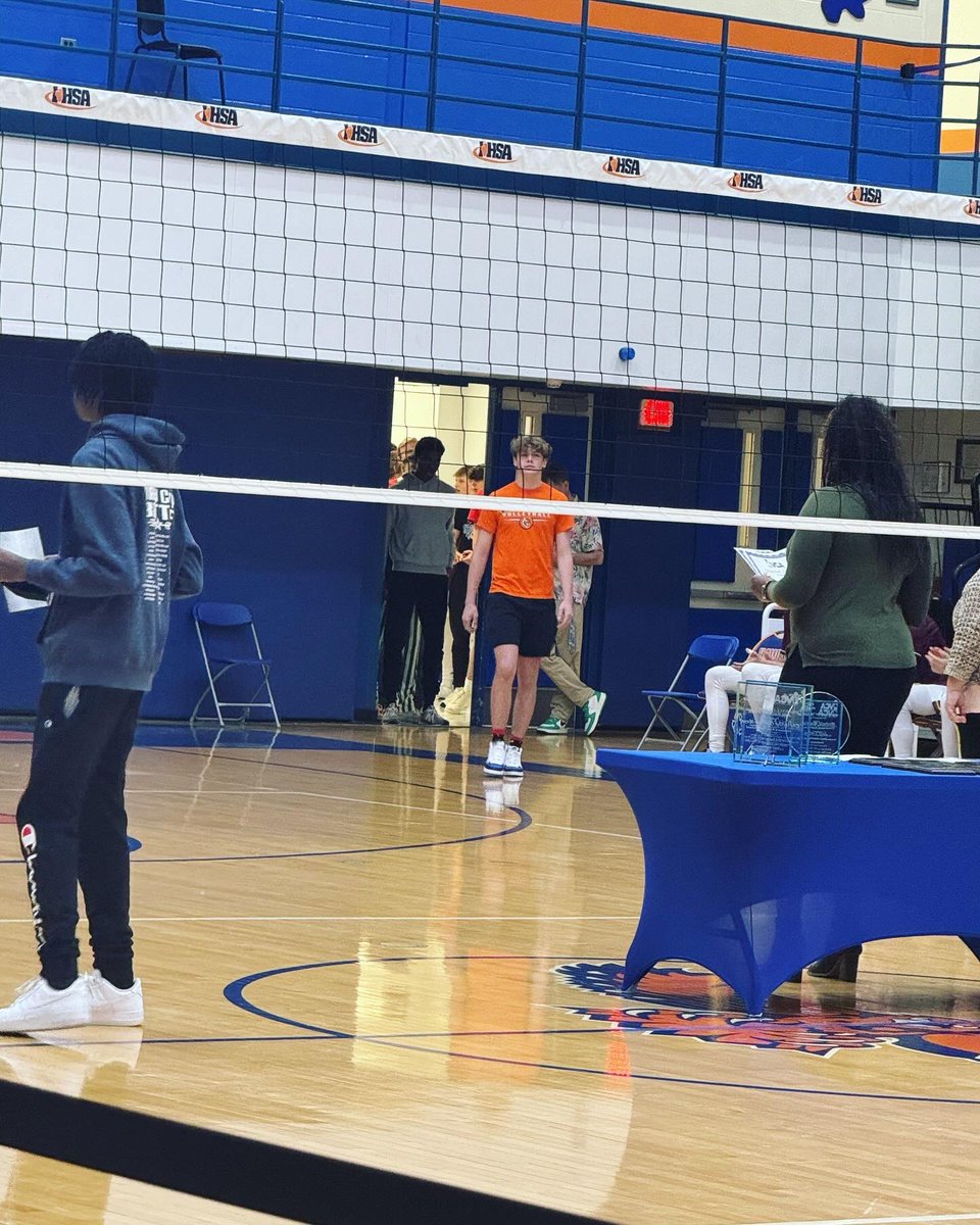 pehsbvb's tweet photo. That’s our guy! Senior Captain Braxton F being recognized at the State Championships after being selected to the IVCA Second Team All State for the 2024 season! #BengalUp #legacyleft
@PEHS_Athletics @IVCAcoaches https://t.co/J7crEV1MSV