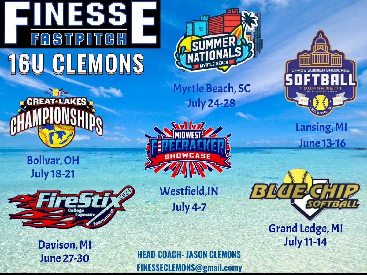 Natalie McCall (@nataliemccall25) on Twitter photo Can’t wait for summer ball to start!!!
@ClemonsFinesse
<a href="/AC_NCSASoftball/">Adrian College NCSA Softball</a> <a href="/FSU_SB/">Ferris St. Softball</a> <a href="/SoftballLansing/">Lansing CC Softball</a> <a href="/MUCrusadersSB/">Madonna Softball</a> <a href="/wheaton_sb/">Wheaton College Softball</a> <a href="/Albion_Softball/">Albion Softball</a> <a href="/ToledoSoftball/">Toledo Softball</a> <a href="/TiffinUSoftball/">Tiffin University Softball</a> <a href="/BGSUSoftball/">BGSU Softball</a> <a href="/WayneStateSB/">Wayne State Softball</a> Can’t wait for summer ball to start!!!
@ClemonsFinesse
<a href="/AC_NCSASoftball/">Adrian College NCSA Softball</a> <a href="/FSU_SB/">Ferris St. Softball</a> <a href="/SoftballLansing/">Lansing CC Softball</a> <a href="/MUCrusadersSB/">Madonna Softball</a> <a href="/wheaton_sb/">Wheaton College Softball</a> <a href="/Albion_Softball/">Albion Softball</a> <a href="/ToledoSoftball/">Toledo Softball</a> <a href="/TiffinUSoftball/">Tiffin University Softball</a> <a href="/BGSUSoftball/">BGSU Softball</a> <a href="/WayneStateSB/">Wayne State Softball</a>
