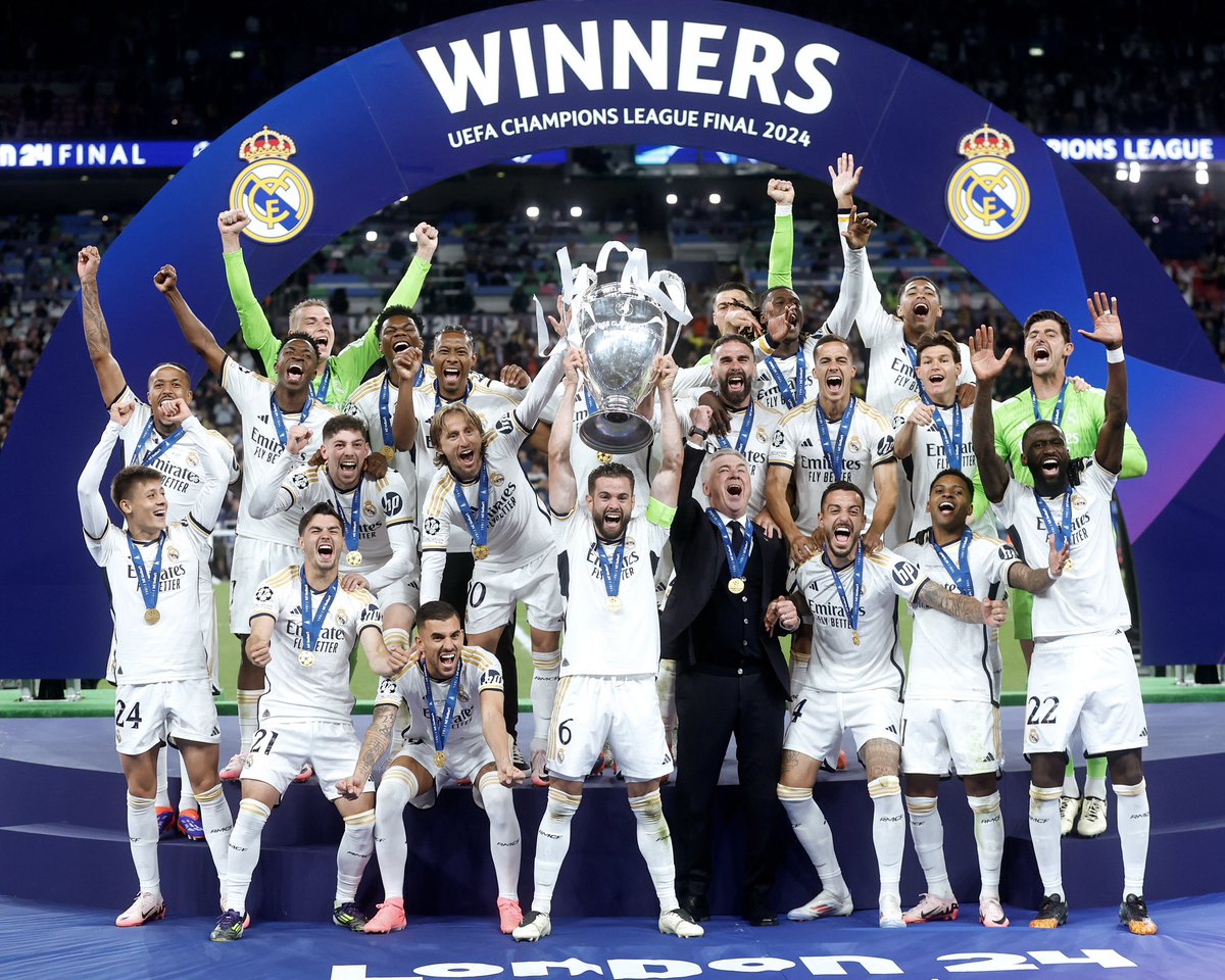 La decimoquinta ya está aquí! Enhorabuena a todos! Hala Madrid! 🤍 <a href="/realmadrid/">Real Madrid C.F.</a>