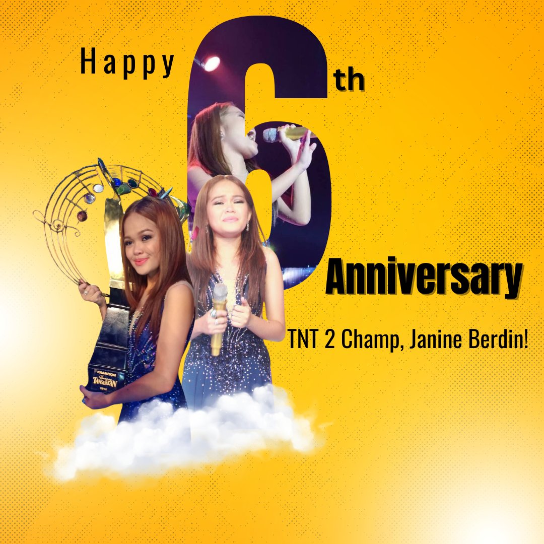 happy 6th year anniversary <a href="/janineOTOT/">not janine berdin</a> 🎉💐