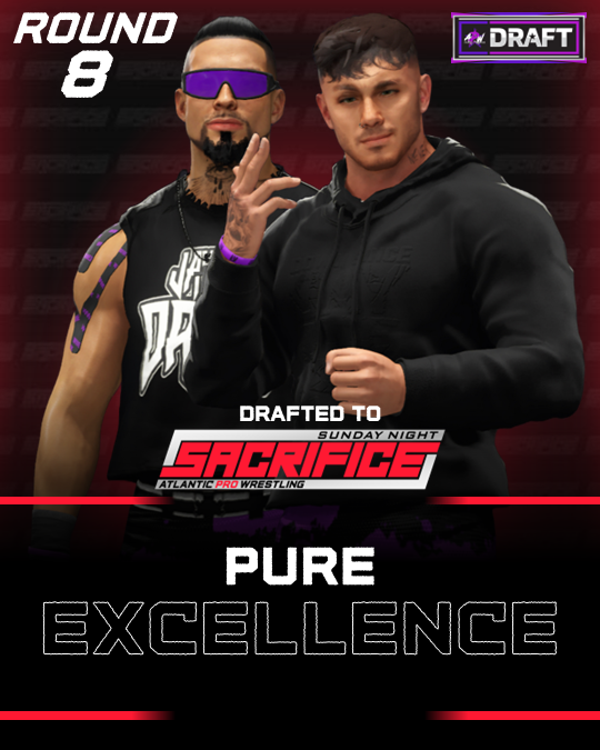 APW_Live's tweet photo. 🚨2024 APW Draft: FINAL ROUND!🚨

🔴APW Sacrifice🔴
- JSM
- Johnny Zero
- Pure Excellence
- Megan Suzuki https://t.co/eoEHUSN5Or