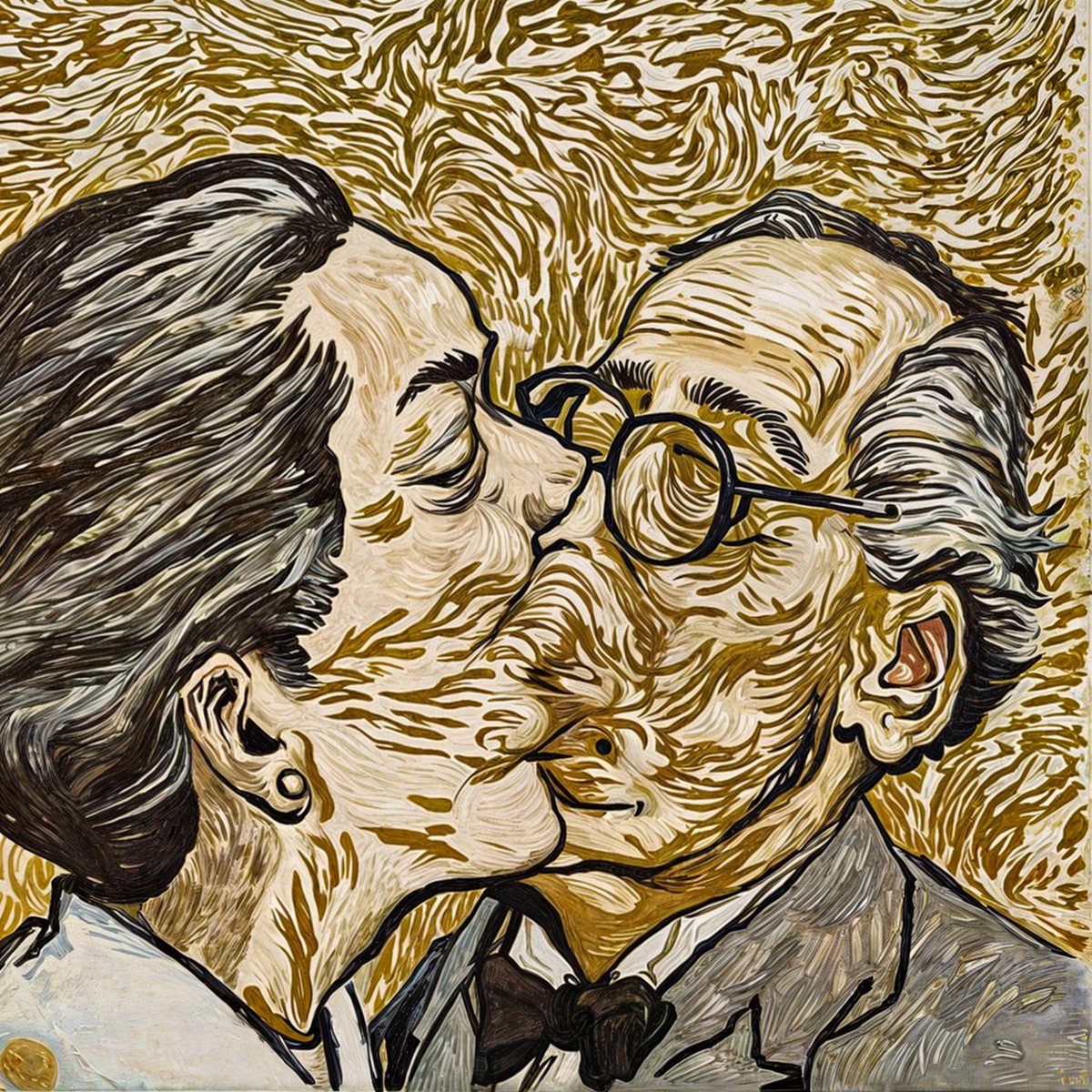viralphotoai's tweet photo. honecker and breschnew kiss variation 🎨 #AIart #aiartcommunity #aiartists #aipainting #GenerativeAI #AIdrawing #AIportraits #aiartistCommunity #aipainter https://t.co/i1yKvFa9pY