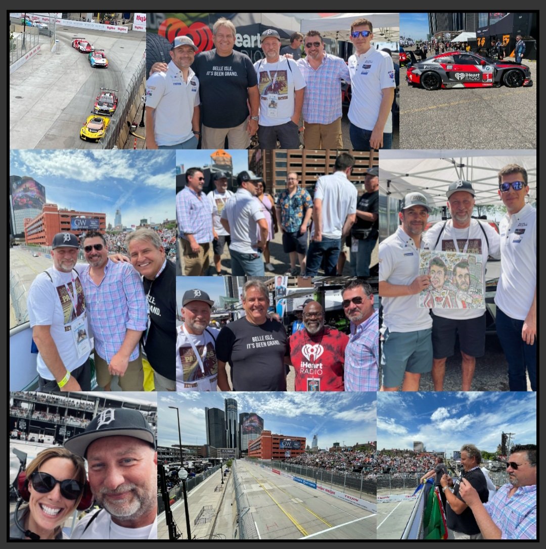jamesxxcc's tweet photo. What an incredible day! Thank you!! @paulmilleracing @iHeartRadio @1067WLLZ for providing us with such an unforgettable experience @detroitgp What a blast!! #DetroitGP #streetsofdetroit https://t.co/qxOrLEN2ae
