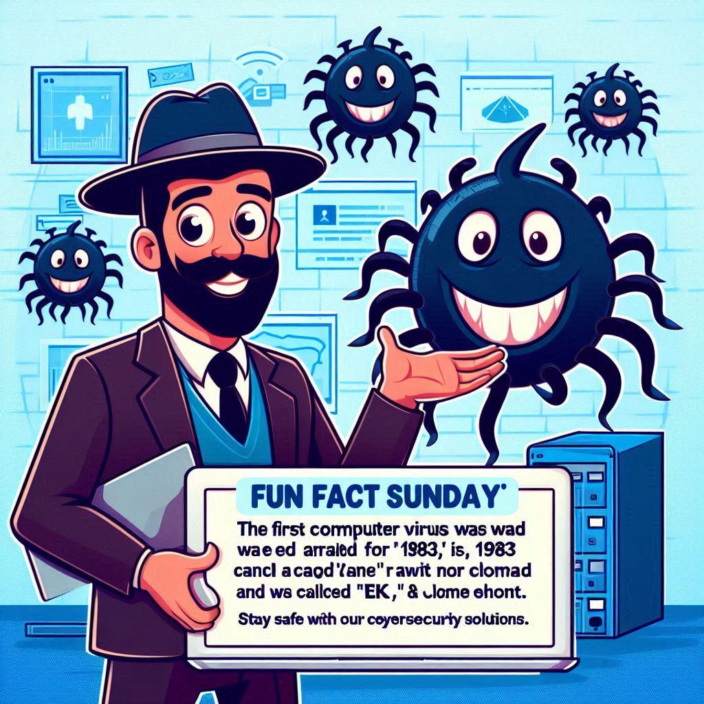 keshavtechnosys's tweet image. Fun Fact Sunday! The first computer virus was created in 1983 and was called &apos;Elk Cloner.&apos; Stay safe with our robust cybersecurity solutions. #FunFactSunday #Cybersecurity #KeshavTechnosys&quot;
