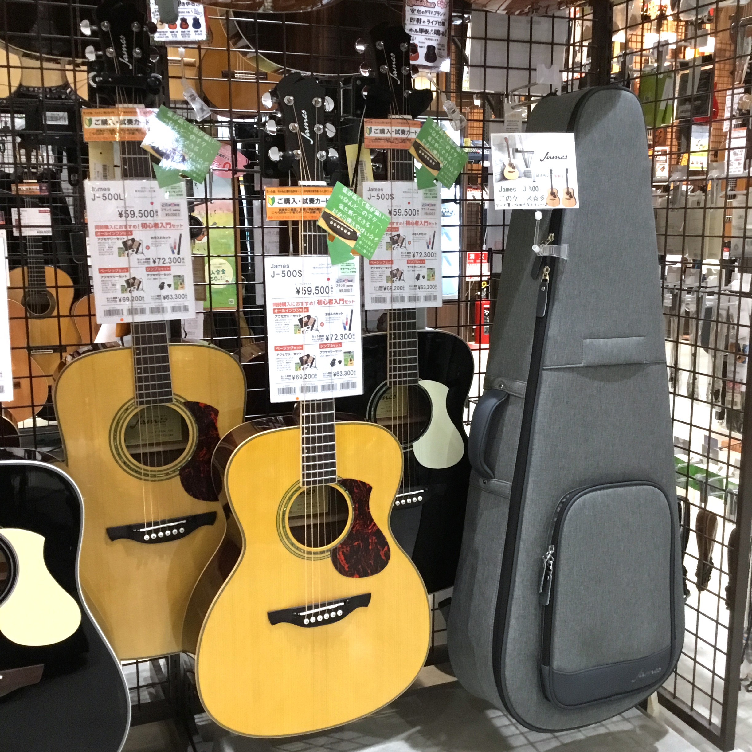 アコースティックギターJames・入門セット James J-300A EBU